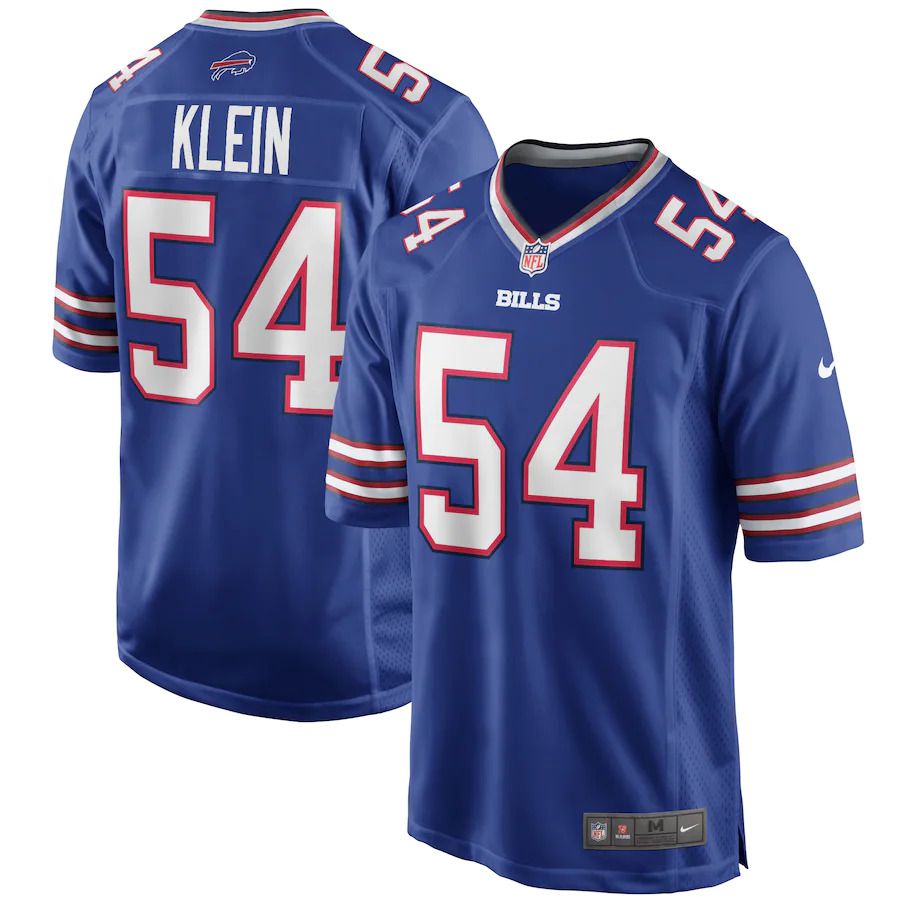Men Buffalo Bills 54 Klein Nike Royal Game Player NFL Jersey